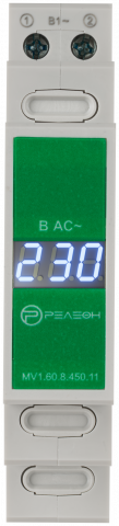 Модульный однофазный цифровой вольтметр 60-450В AC