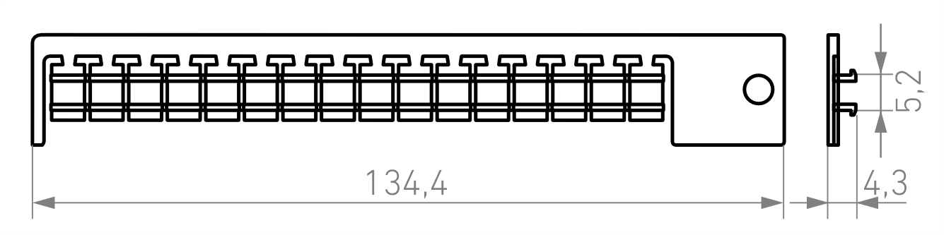 Блок маркировок, 64 маркера 10х6