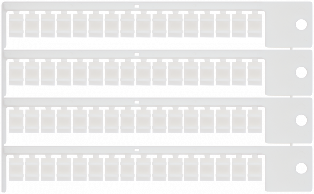 Блок маркировок, 64 маркера 10х6