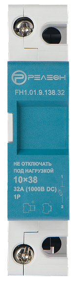Держатель предохранителя 10х38, 1P, 32А, 1000В DC