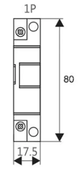 Держатель предохранителя 10х38, 1P, 32А, 1000В DC